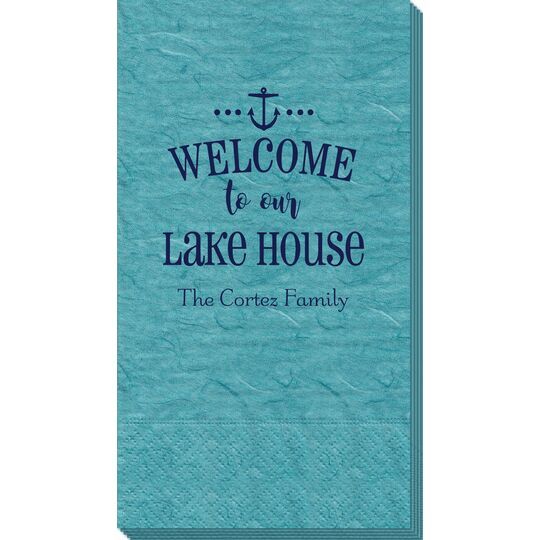 Welcome to Our Lake House Bali Guest Towels